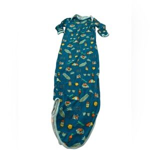 Little Sleepies Newborn Surfs Up Knotted Gown